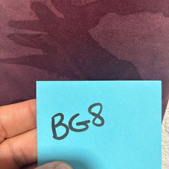 The North Face Women's Ankle Leggings Medium Maroon Camo High-Waist Pockets - Picture 13 of 13